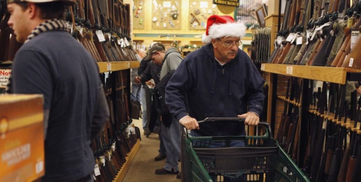 Holiday Shoppers Line Up to Buy Guns After Trump Win